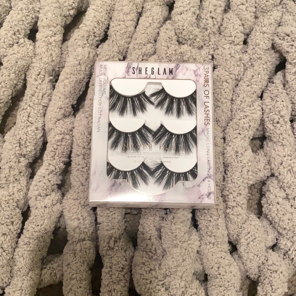 Long faux lashes